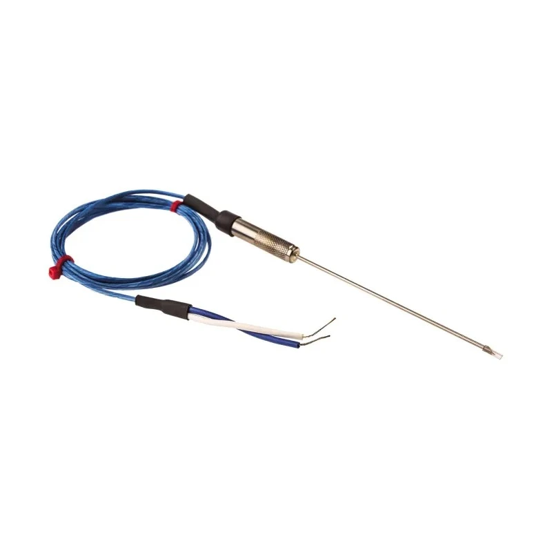 RS PRO Type T Hypodermic Thermocouple 100 mm Length, 1.6 mm Diameter, -75°C to 250°C, 316 Stainless Steel, 1.5 m 151-271