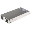 MEAN WELL RSP-1000-27 Switching Power Supply, 27V DC, 999W, 37A, Chassis Mount, Universal Input, Dual Fans