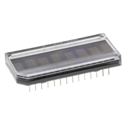 Broadcom 8-Digit Dot Matrix LED Display, Red 7.5mcd, 4.8mm Character Height, Through-Hole HDSP-2112