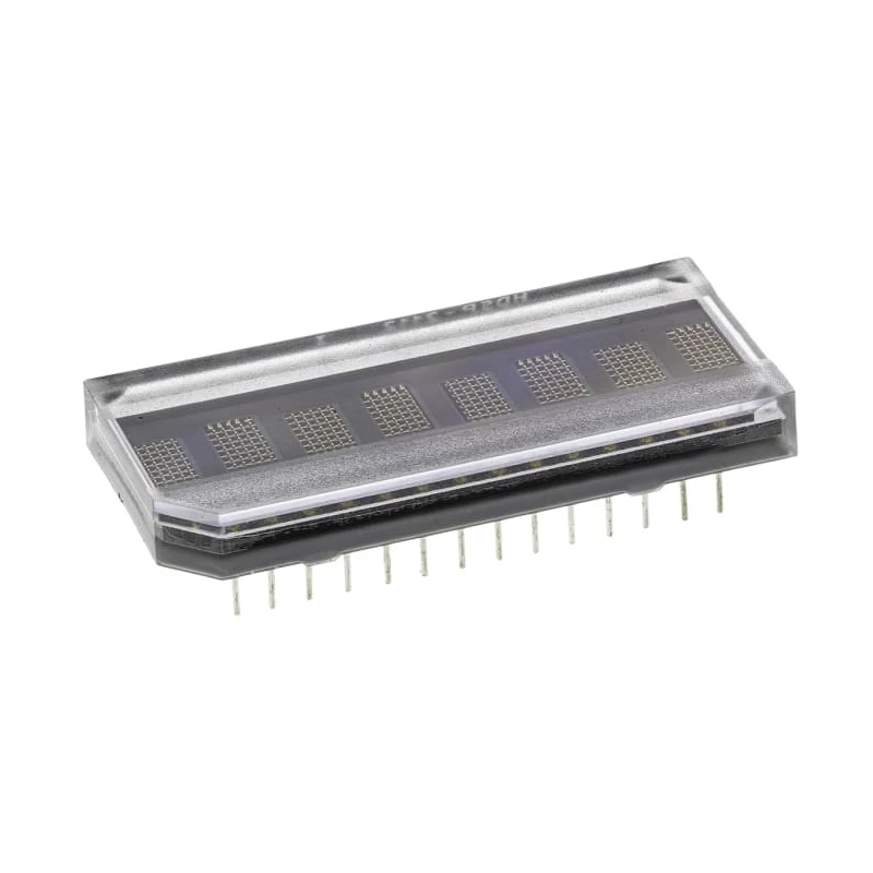 Broadcom 8-Digit Dot Matrix LED Display, Red 7.5mcd, 4.8mm Character Height, Through-Hole HDSP-2112