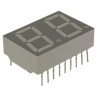 Broadcom 2-Digit 7 Segment LED Display, Red, Cathode, 14.2mm Character Height, Through Hole HDSP-5523-GH000