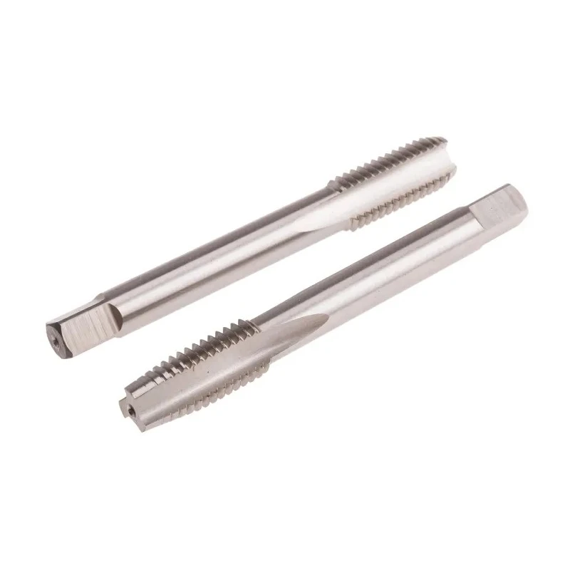 RS PRO Metric Hand Tap Set M10, Straight Flute, HSS, 80mm, Right Hand, 2 Pieces 151-824