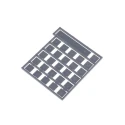 Storm Keypad Legend Sheet for 900 Series and 700 Series, Legend Tiles Set A, ABS, Mid-Grey, 26 Keys, 1 Space Bar 70A00102