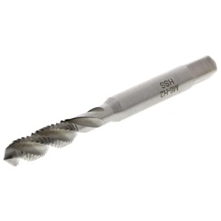 RS PRO Threading Tap M6 Metric Spiral Flute Machine Tap HSS, Right Hand 66mm 151-987