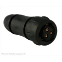Souriau Sunbank by Eaton Circular Connector 3 Contacts, Cable Mount, Female Socket, IP68/IP69K, 16A, 250V, UTS6JC103S