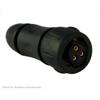 Souriau Sunbank by Eaton Circular Connector 3 Contacts, Cable Mount, Female Socket, IP68/IP69K, 16A, 250V, UTS6JC103S