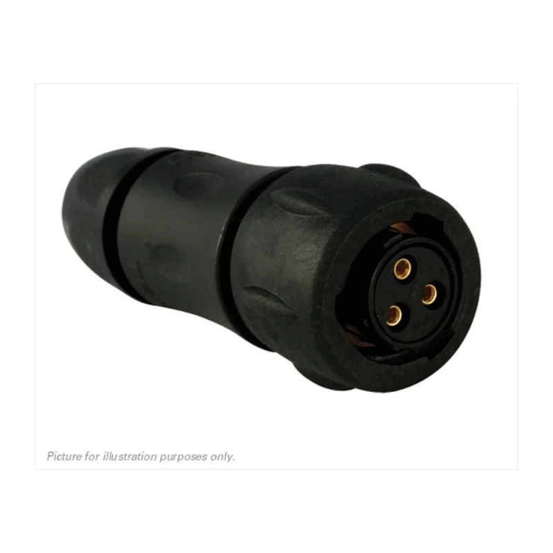 Souriau Sunbank by Eaton Circular Connector 3 Contacts, Cable Mount, Female Socket, IP68/IP69K, 16A, 250V, UTS6JC103S