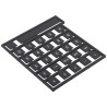 Storm Keypad Legend Sheet, 26 Keys + Space Bar for 900 Series, 700 Series ABS Mid-Grey White Print 70F00102