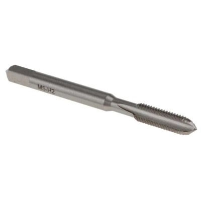 RS PRO Threading Tap M5 Metric Standard Hand Tap High Speed Steel Blue Stream Tempered 58mm 152-384
