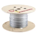 RS PRO Galvanised Steel Wire Rope, 75 m, 3 mm Diameter, 116 kg Safe Working Load 192-957
