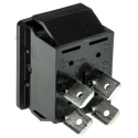 Arcolectric (Bulgin) Ltd DPST Rocker Switch, Panel Mount, Aluminium Housing, 16A 250V AC, Rectangular Actuator C1350VQAAB