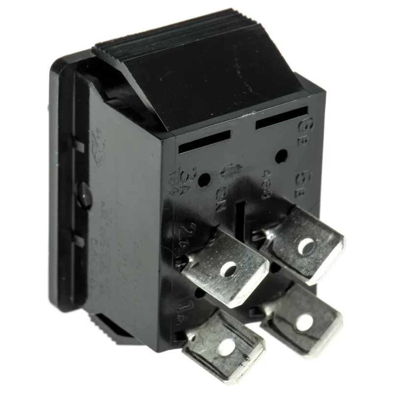 Arcolectric (Bulgin) Ltd DPST Rocker Switch, Panel Mount, Aluminium Housing, 16A 250V AC, Rectangular Actuator C1350VQAAB