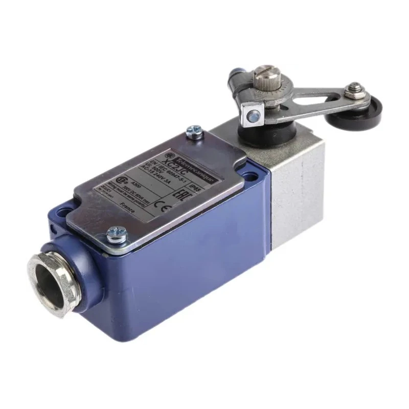 Telemecanique Sensors OsiSense XC Series Roller Lever Limit Switch, Metal Housing, Snap Action, 3A, 240V AC, IP65, XC2JC10111