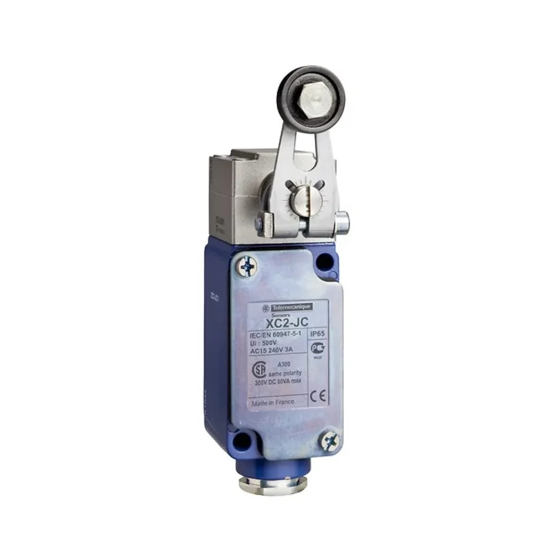 Telemecanique Sensors OsiSense XC Series Roller Lever Limit Switch, Metal Housing, Snap Action, 3A, 240V AC, IP65, XC2JC10111