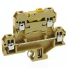 Weidmüller DKT Series Disconnect Terminal Block, Brown, 4mm², 2-Level, Screw, 400V, 10A 0687360000