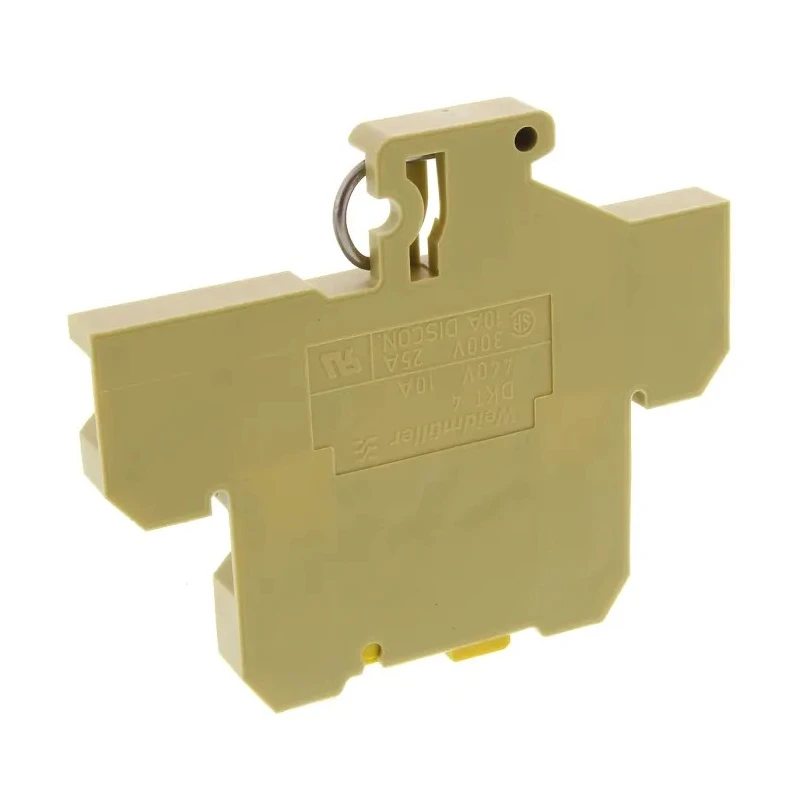 Weidmüller DKT Series Disconnect Terminal Block, Brown, 4mm², 2-Level, Screw, 400V, 10A 0687360000