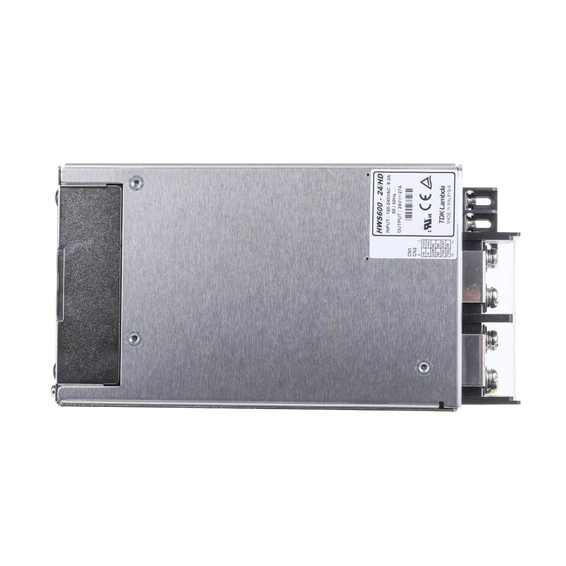 TDK-Lambda Switching Power Supply 24V DC, 648W, Rack Mount, Single Output, 370V DC/265V AC Input, Heavy Duty HWS600-24/HD