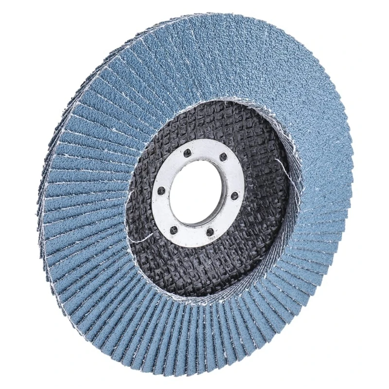 3M 566A Zirconia Aluminium Flap Disc, 125 mm, Medium Grade, Quick Change, 12250 RPM, 1 Grit, 3M556A B61794