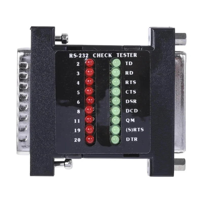 RS PRO Line Monitor RS232C, 53mm x 53mm, Mini Breakout Box, 18 LED Indicators, 60°C Max Operating Temperature