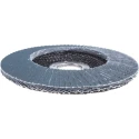3M 566A Zirconia Aluminium Flap Disc, 125 mm, Fine Grade, P120 Grit, Quick Change, 12000 RPM 3M556D B61795