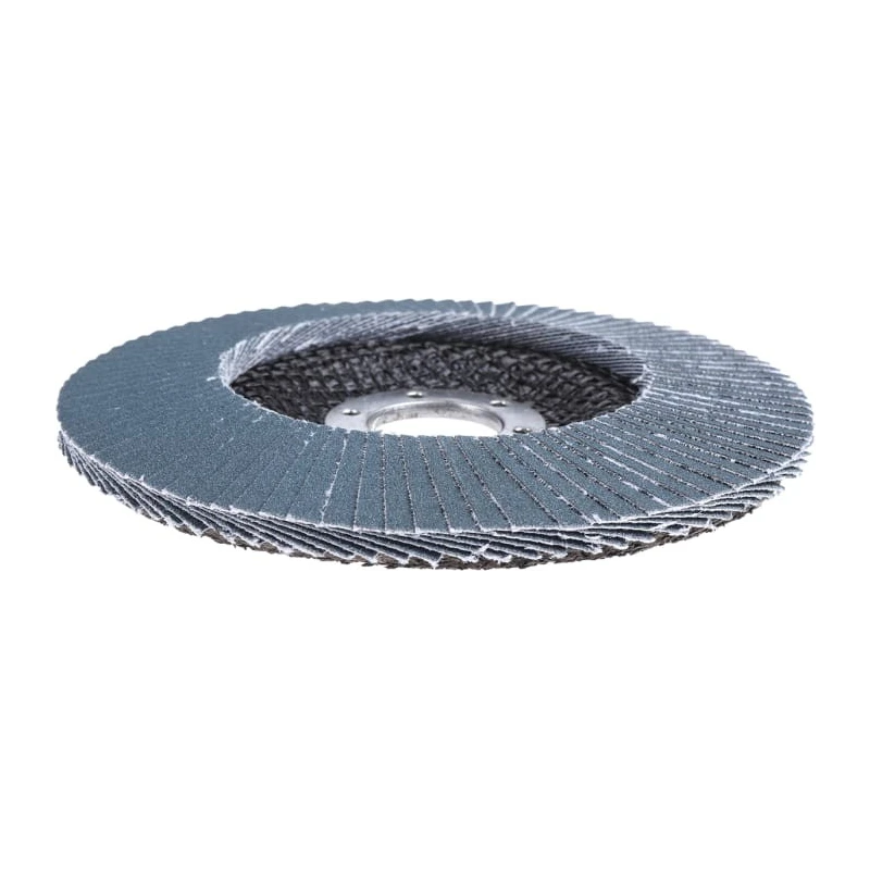 3M 566A Zirconia Aluminium Flap Disc, 125 mm, Fine Grade, P120 Grit, Quick Change, 12000 RPM 3M556D B61795