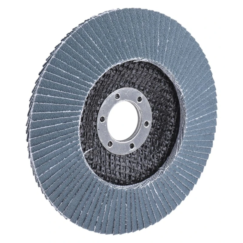 3M 566A Zirconia Aluminium Flap Disc, 125 mm, Fine Grade, P120 Grit, Quick Change, 12000 RPM 3M556D B61795