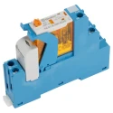 Finder 4C Series Interface Relay DIN Rail 230V AC Coil SPDT 5mA Silver Alloy Contacts 4C.01.8.230.0060SPA