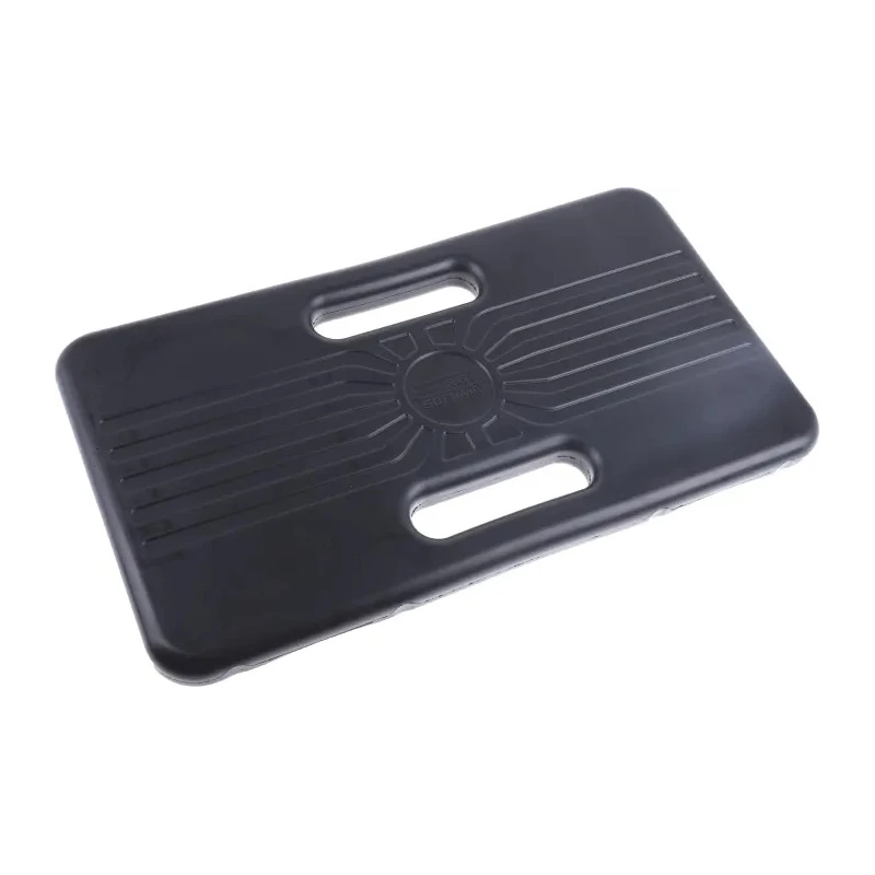 RS PRO Black Polyurethane Kneeling Pad, Tear Resistant, Water Resistant, 240 x 440 x 30 mm 154-867