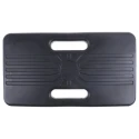 RS PRO Black Polyurethane Kneeling Pad, Tear Resistant, Water Resistant, 240 x 440 x 30 mm 154-867