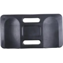 RS PRO Black Polyurethane Kneeling Pad, Tear Resistant, Water Resistant, 240 x 440 x 30 mm 154-867