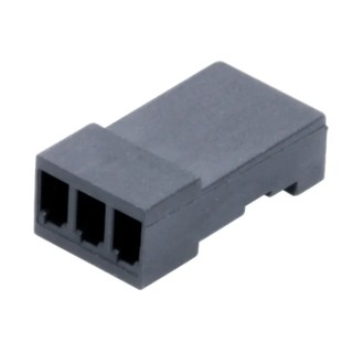 Wurth Elektronik Male Connector Housing 3 Way 2.54mm Pitch Cable Mount Straight Polyethylene Terephthalate 661003113322