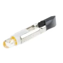 RS PRO Yellow Indicator Lamp Single Chip, 24 V AC/DC, 5.5 mm Diameter, 300mcd, Long Life, 204-221
