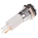 RS PRO Panel Mount Indicator Orange, 110V AC, Solder Tab, IP40, Prominent Bezel 204-401