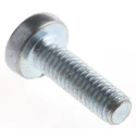 RS PRO Pozidriv Pan Head Steel Machine Screw, M3 Thread, 10 mm Length, Bright Zinc Plated, DIN 7985 198-289