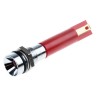 RS PRO Red Panel Mount LED Indicator, 12V, 20mA, Solder Tab Termination, IP67, Recessed 205-628