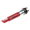 RS PRO Red Panel Mount LED Indicator, 12V, 20mA, Solder Tab Termination, IP67, Recessed 205-628