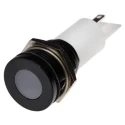 RS PRO White Panel Mount Indicator 110V AC, 6mA, IP67 Solder Tab Flush 206-182