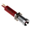 RS PRO Red Panel Mount Indicator 24V DC 20mA Solder Tab Recessed 6mm 205-016