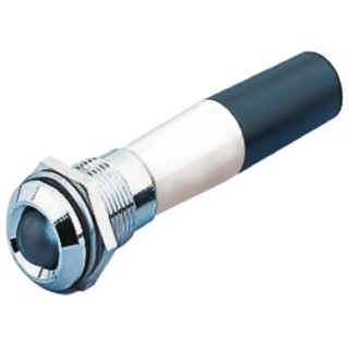 RS PRO Panel Mount Indicator White LED IP67 Prominent Bezel 230V AC 43.85mm 12mm Hole United Kingdom IP67