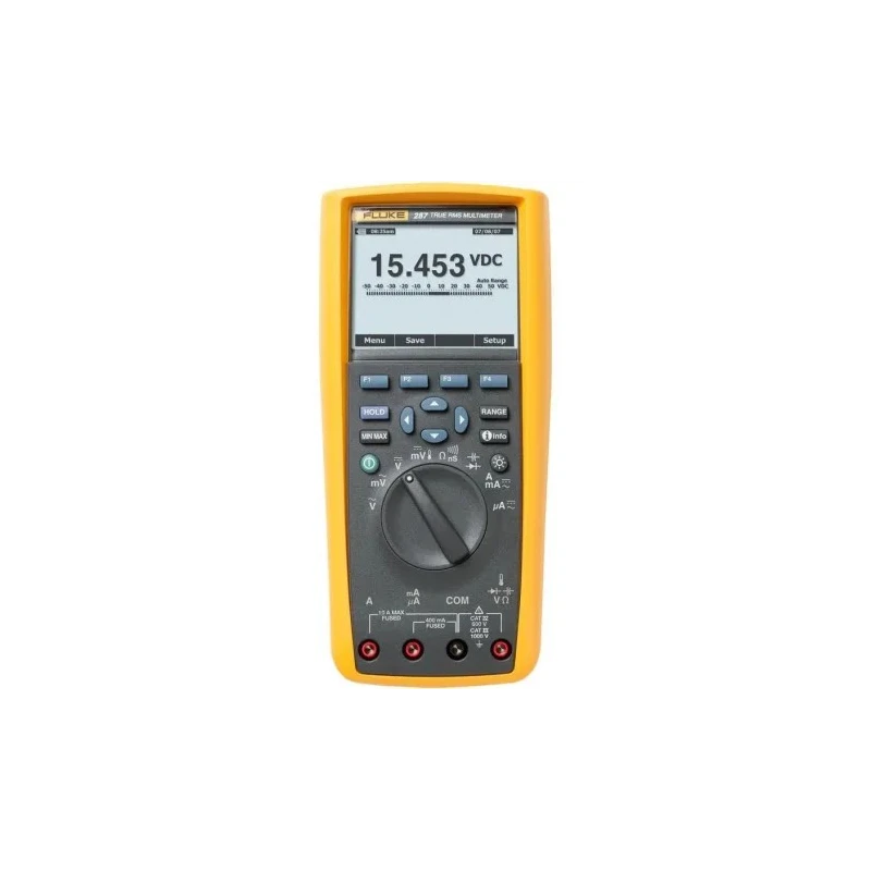 Fluke Digital Multimeter True RMS, 1000V, 10A AC/DC, 200h Battery Life, CAT III/IV FLUKE 287/EUR