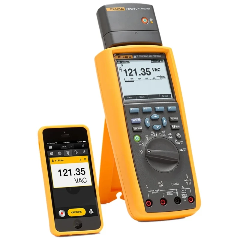 Fluke Digital Multimeter True RMS, 1000V, 10A AC/DC, 200h Battery Life, CAT III/IV FLUKE 287/EUR