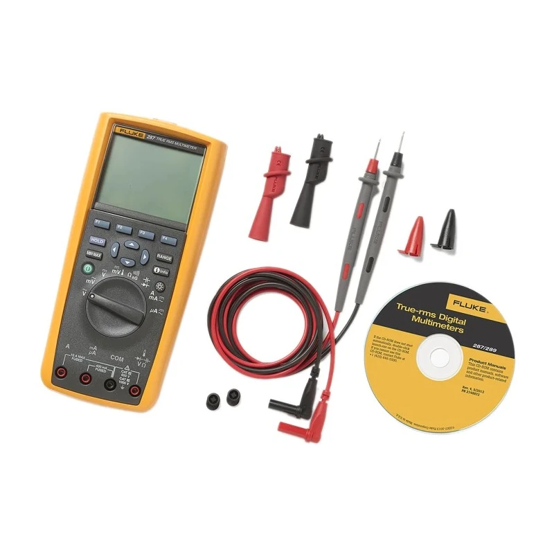 Fluke Digital Multimeter True RMS, 1000V, 10A AC/DC, 200h Battery Life, CAT III/IV FLUKE 287/EUR