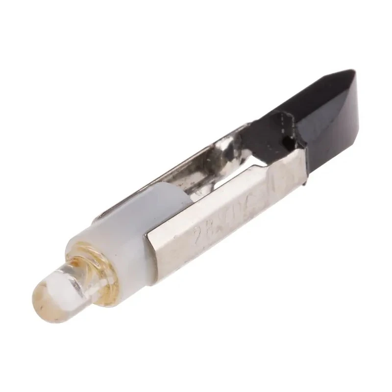 RS PRO Yellow Indicator Lamp Single Chip, 28V AC/DC, 5.5 mm Diameter, 300 mcd, 29.5 mm Length 203-717