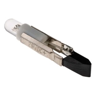 RS PRO White Indicator Lamp, Single Chip, 28V, 5.5 mm Diameter, 1500mcd 203-723