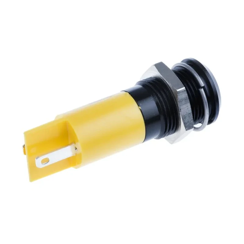 RS PRO Yellow Panel Mount Indicator 24V DC 20mA Solder Tab Termination Prominent 207-898