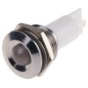 RS PRO White Panel Mount Indicator 24V AC/DC 20mA IP67 Prominent Solder Tab 208-526