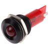 RS PRO Red Panel Mount Indicator 230V AC, 115V DC, Prominent Bezel, 3mA, 67.5mm Length, 19mm Mount Hole 208-784