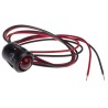 RS PRO Red Panel Mount LED Indicator, 2V DC, 20mA, Prominent Bezel, Lead Wire Termination 208-970