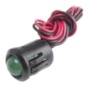 RS PRO Green Panel Mount Indicator 2V DC, 20mA, Lead Wire, Prominent Bezel 209-125