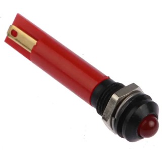 RS PRO Red Panel Mount Indicator 230V AC Prominent 8mm 209-399